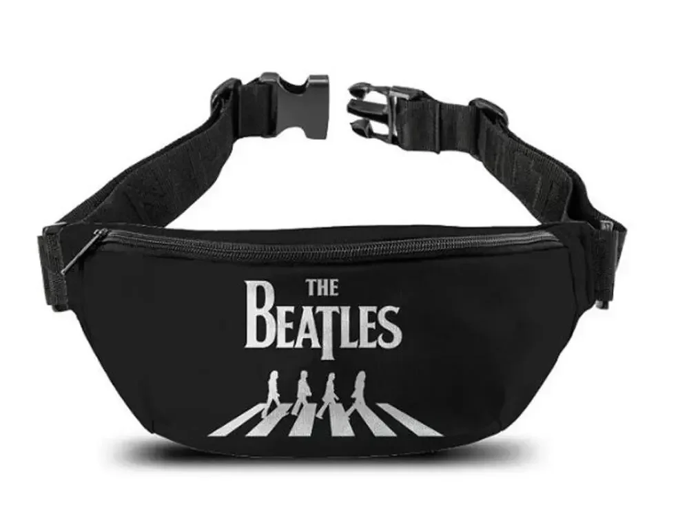 New Rocksax The Beatles Bum Bag Abbey Road Black White One Size